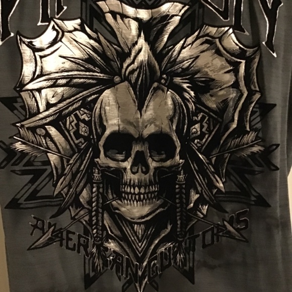 🔥SALE! AFFLICTION,NWOT, see pics, new cond. tye-dye, awesome graphics 🔥🔥 - Picture 9 of 11
